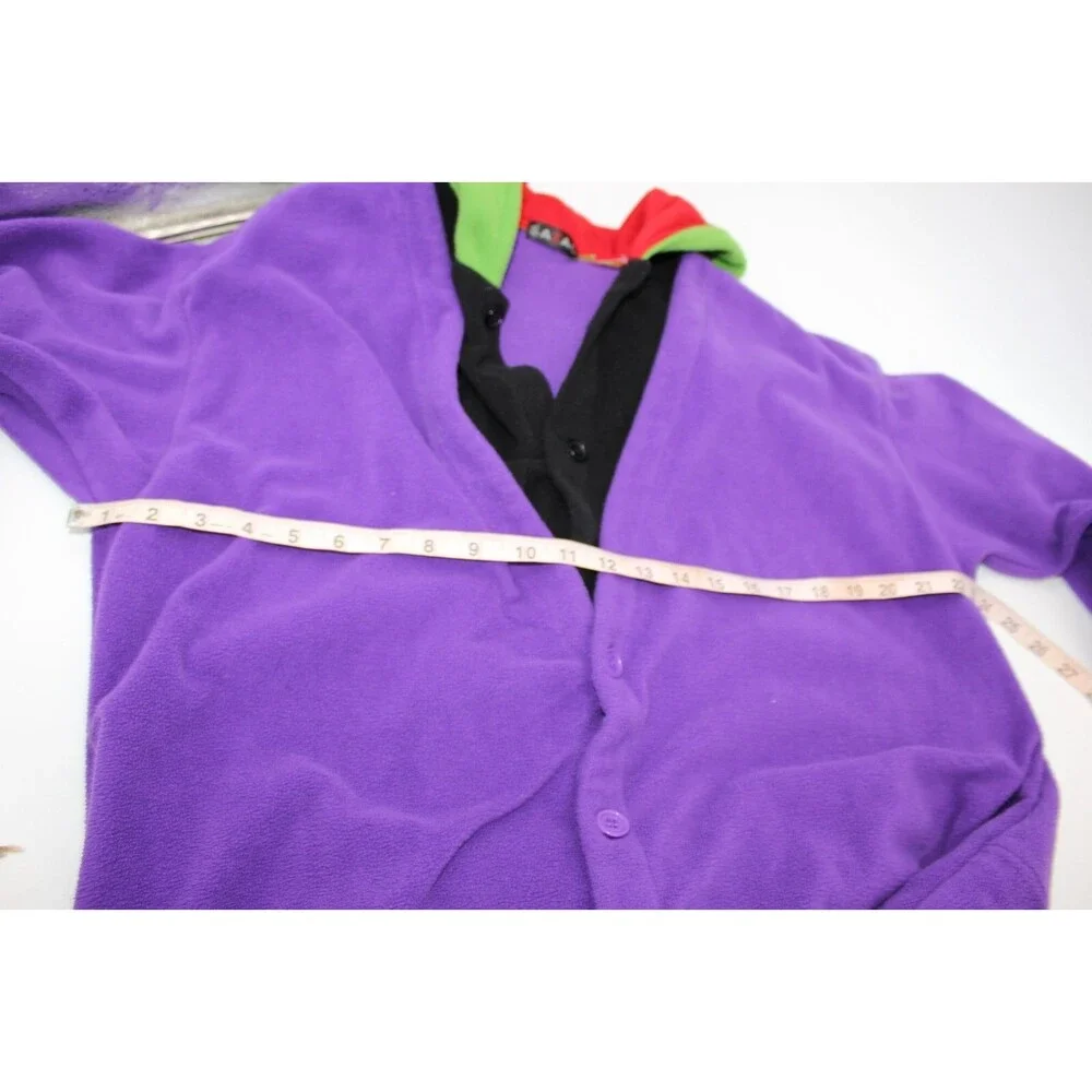 Sazac Frankenstein Halloween Cosplay Costume Fleece OSFM Purple Fun Pajamas HTF